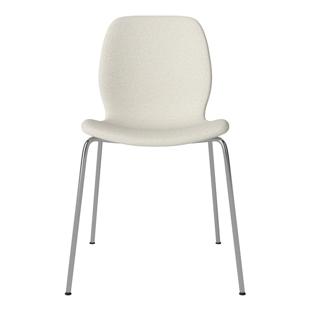 Seed Dining Chair - Upholstered - Chrome Base